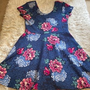 Planet Gold Floral Dress